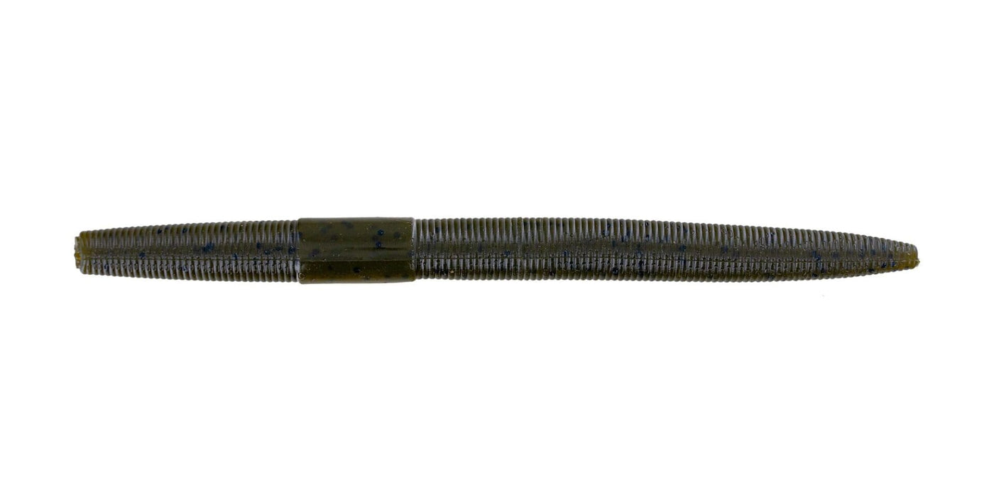 Big Bite Baits Soft Bait GREEN PUMPKIN TRICK STICK 4" (10 pack)