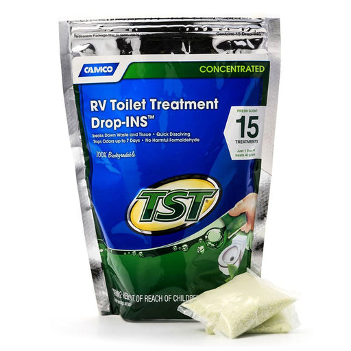 Camco Toilet Chemicals & Cleaning TST DROP INS 15/BAG