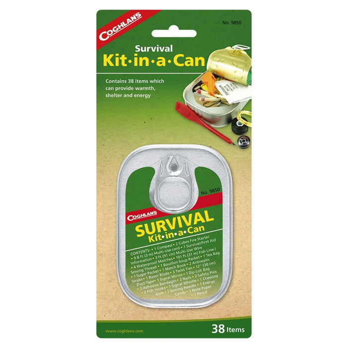 Coghlan's Camping Accessories COGHLANS SURVIVAL KIT IN A CAN