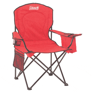 Coleman Foldable Chair Cooler Quad Chair - Red