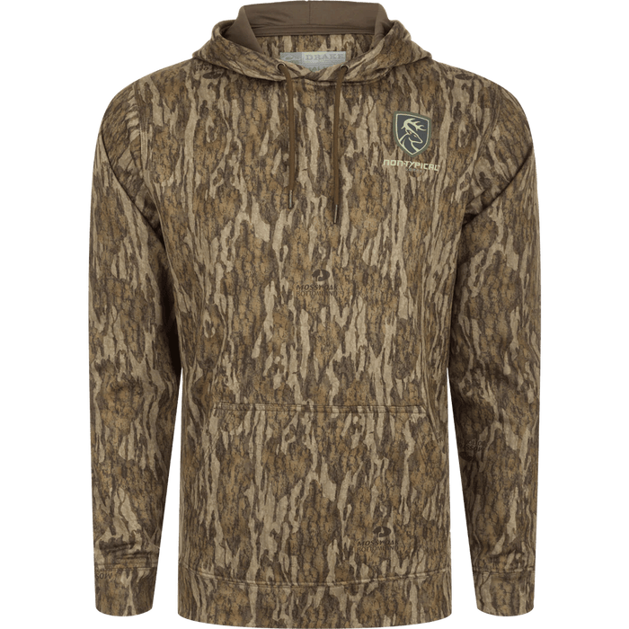 Drake Waterfowl Hoodie Camo Performance Hoodie Bottomland