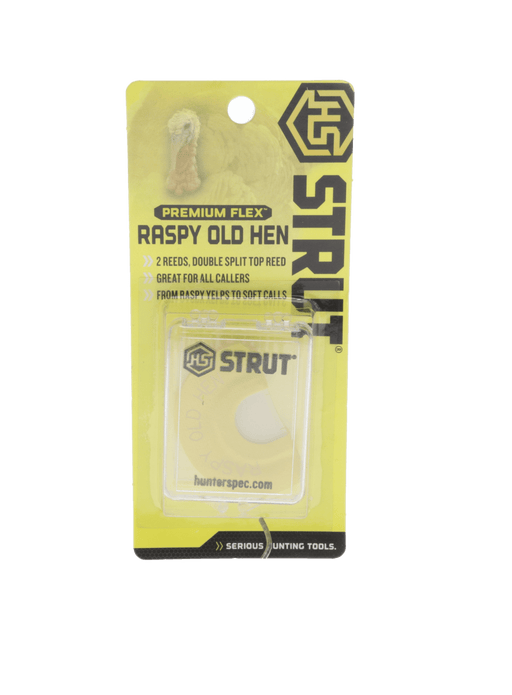 Hunters Specialties Game Call RASPY OLD HEN SMALL FRAME PREMIUM FLEX