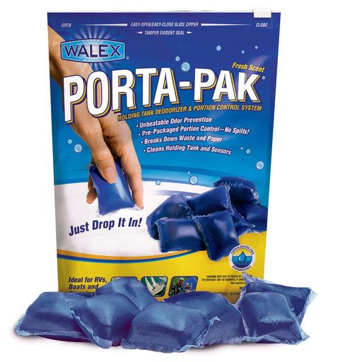 Travel John Toilet Chemicals & Cleaning PORTA PAK BLUE 10pk