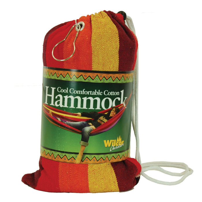 Wilcor Camping Accessories HAMMOCK COOL COMFORT SINGLE SZ ASST