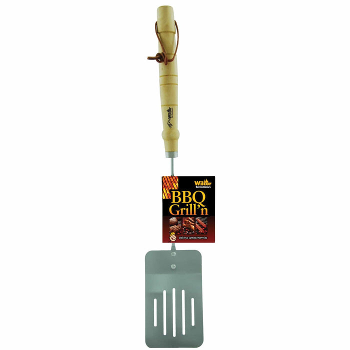 Wilcor Cooking BBQ TURNER HARDWOOD 15.5"