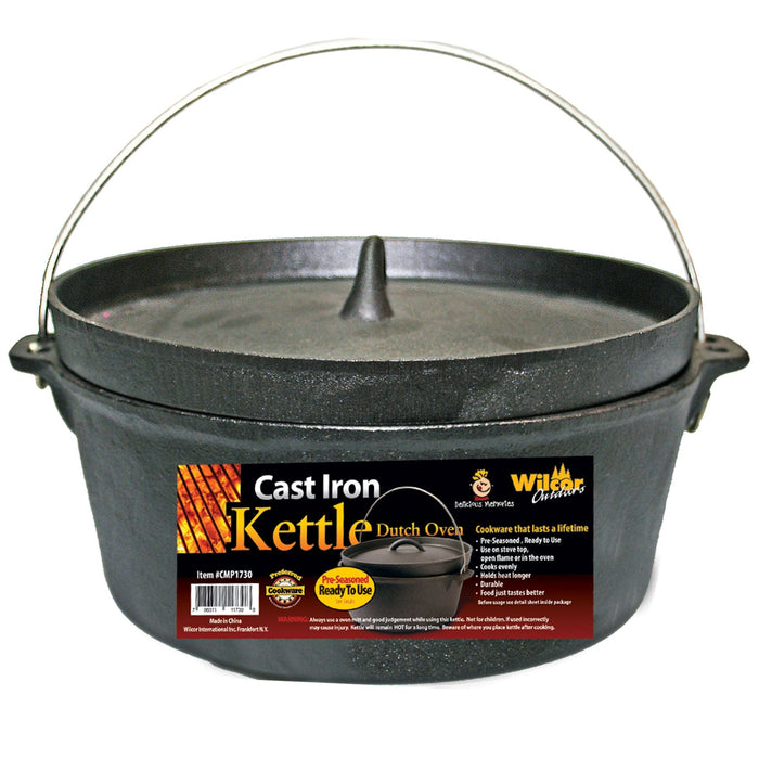 Wilcor Cooking CAST IRON 4.5 QT DUTCH OVEN