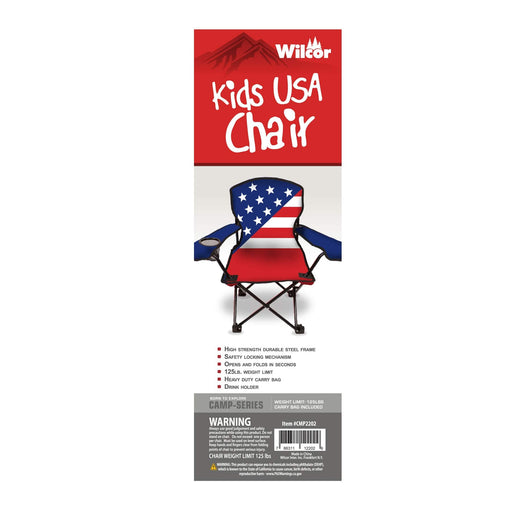 Wilcor Folding Chairs KIDS USA CAMPING CHAIR