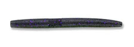 Yamamoto Soft Bait SMOKE W/ BLACK & PURPLE FLAKE 4'' YAMASENKO (10 pack)