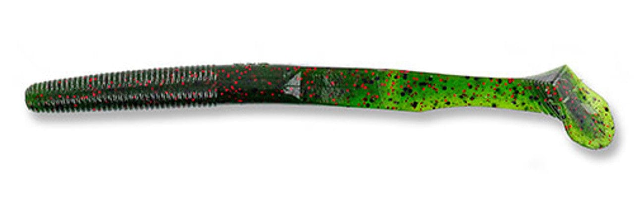 Yamamoto Soft Bait WATERMELON W/ BLACK & RED FLAKE YAM 5" SWIMMING SENKO (10 pack)