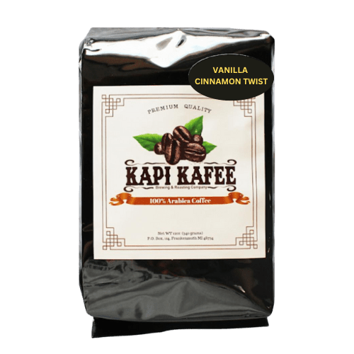 Kapi Kafee Coffee Vanilla Cinnamon Twist Ground Coffee 12oz