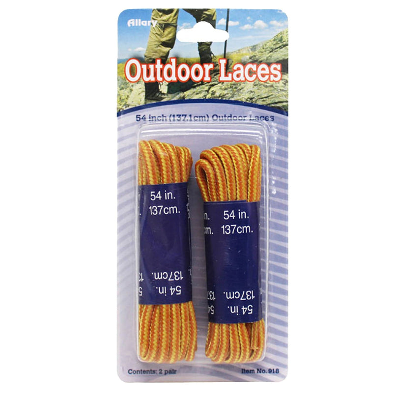 Allary Shoe Accessories BOOT LACES TAN/GOLD 54" ROUND