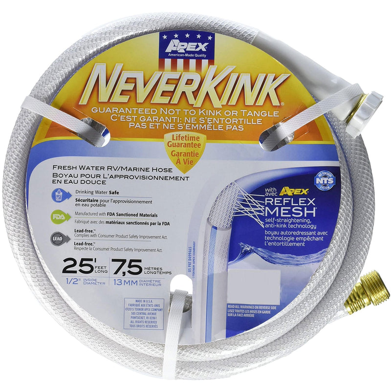 Apex FLEX NEVER KINK WATER HOSE 1/2"X25'