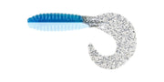 Big Bite Baits Soft Bait BLUE-N-SILVER "FAT GRUB 3" (10 pack)
