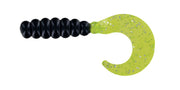 Big Bite Baits Soft Bait CHARTREUSE SHAD FAT GRUB 2"