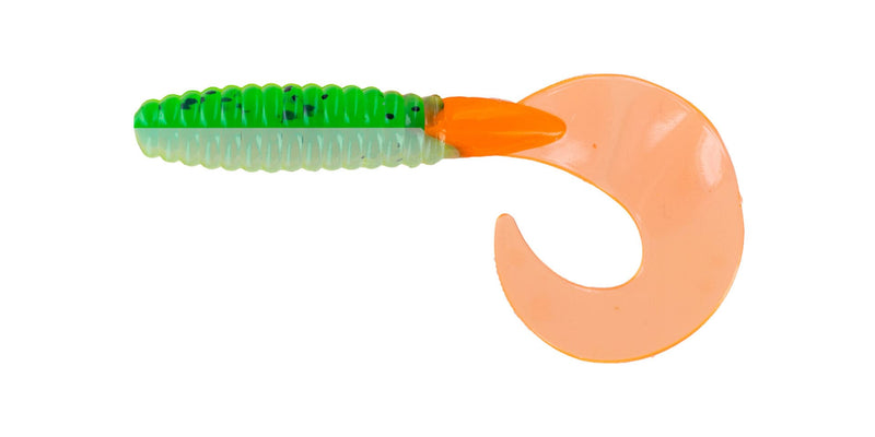 Big Bite Baits Soft Bait FIRE TIGER FAT GRUB 5" (10 pack)