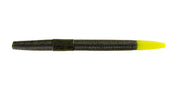 Big Bite Baits Soft Bait GREEN PUMPKIN/CHARTREUSE TIP TRICK STICK 5" (8 PK)