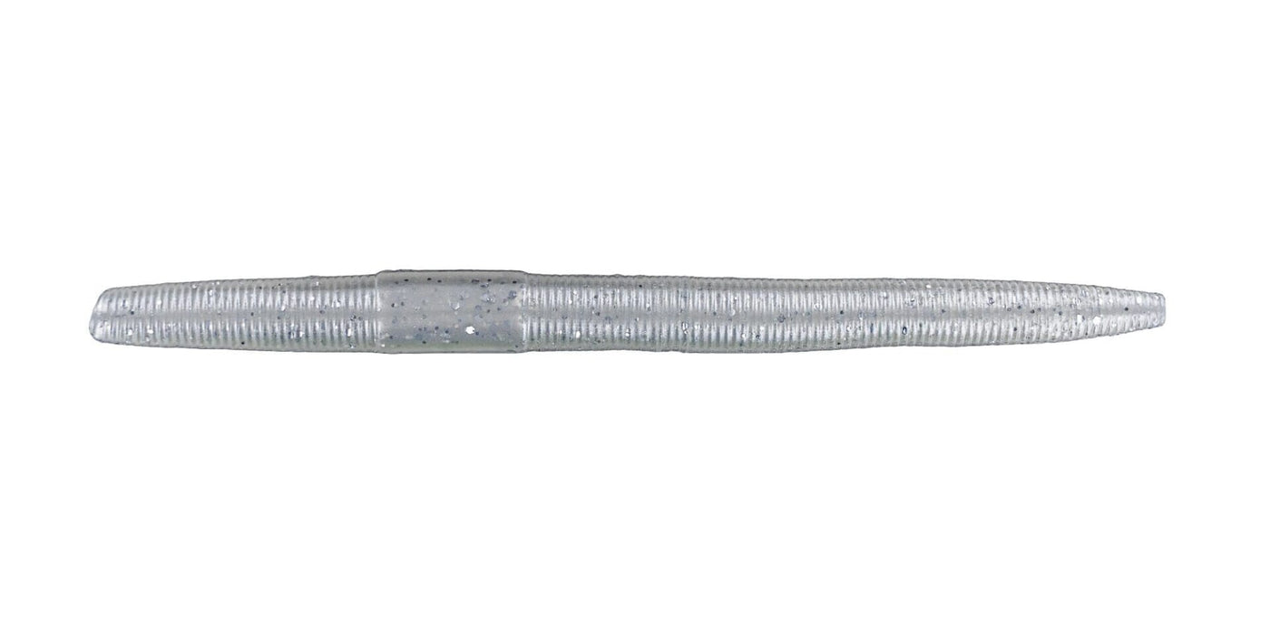 Big Bite Baits Soft Bait PEARL SILVER FLAKE TRICK STICK 4" (10 pack)