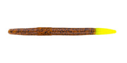 Big Bite Baits Soft Bait PUMPKIN SEED/CHARTREUSETIP TRICK STICK 5" (8 PK)