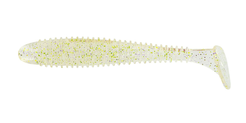 Big Bite Baits Soft Bait STEALTH CHARTREUSE PURPLE 3.3" PRO SWIMMER (7pack)
