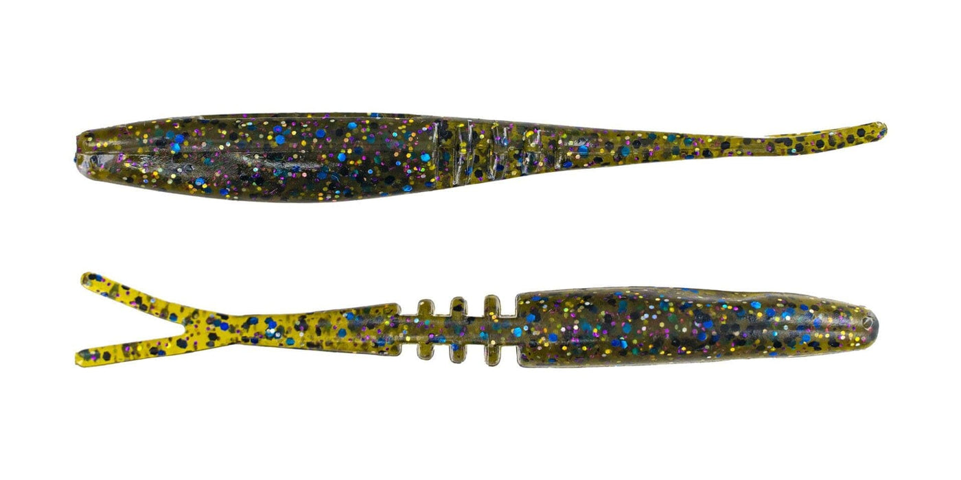 Big Bite Baits Soft Bait TILAPIA MAGIC 3.75" JOINTED JERK MINNOW (10 PACK)
