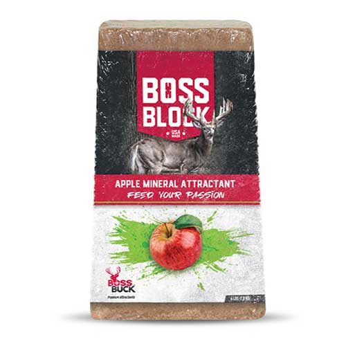 Boss Buck Mineral Blocks BOSS BLOCK - APPLE MINERAL ATTRACTANT BLOCK - 4 LB