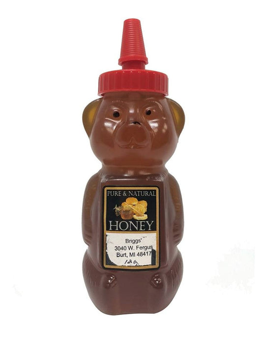 Brigg's Honey Raw Honey Bear Wildflower Raw Honey
