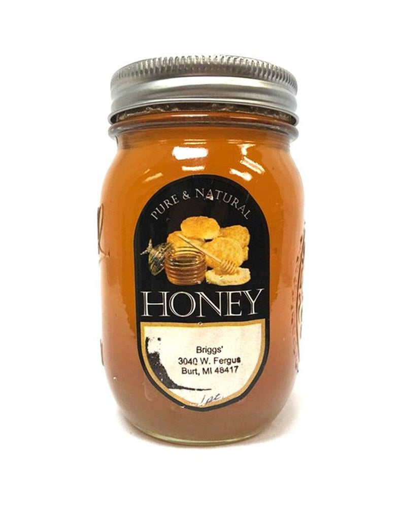 Brigg's Honey Raw Honey Pint Clover Raw Honey