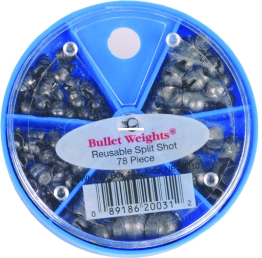 Bullet Weights Fishing Weights BULLET WEIGHT BW REUSABLE SPLIT SHOT MINI SKILLET