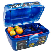 Calcutta Outdoors Fishing Tackle Box Wormgear 88 Piece Loaded Tackle Box