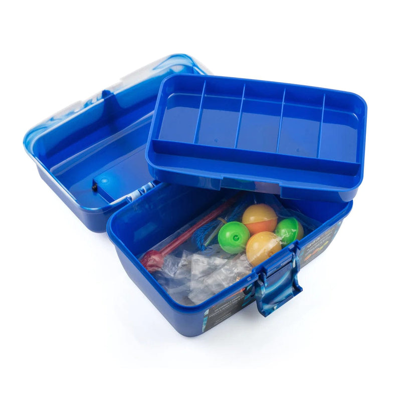 Calcutta Outdoors Fishing Tackle Box Wormgear 88 Piece Loaded Tackle Box