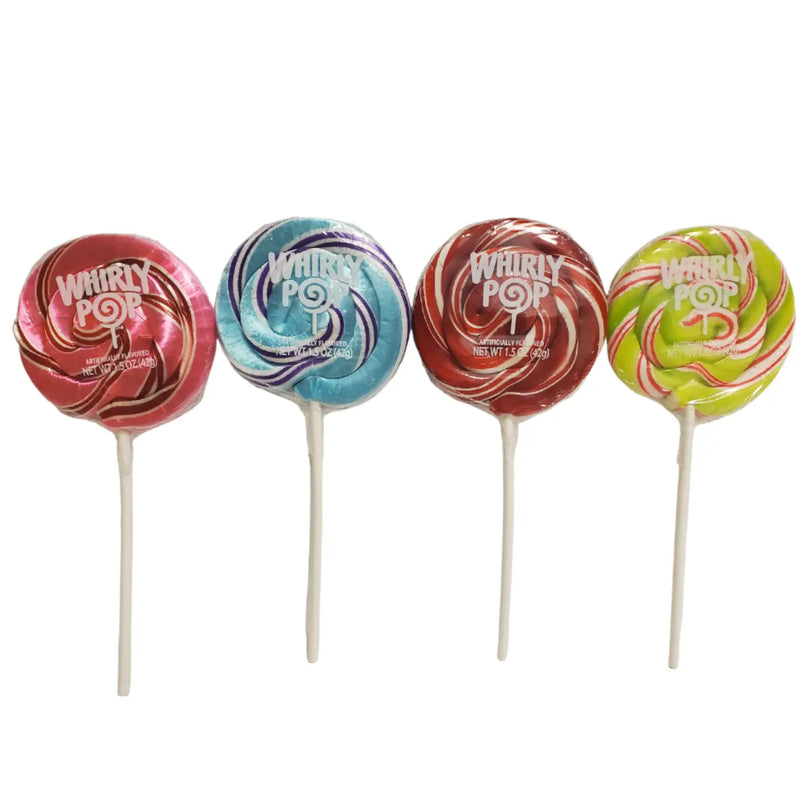 Candy Barn Express Snacks Whirly Pop Variety Lollipop