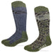 Carolina Hosiery Socks Drake Mens American Flag Camo Merino Wool Blend Boot Socks 2 Pair Pack 9-13