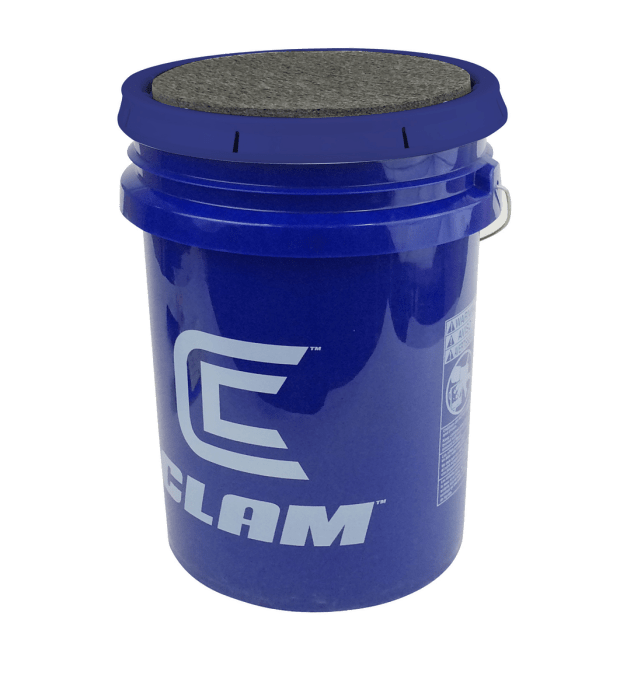 CLAM Fishing Bucket CLAM 6 GALLON BUCKET W/ LID