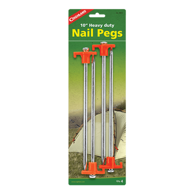 Coghlan's Camping Accessories Nail Pegs - 10" - 4 Pack