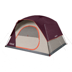 Coleman Camping Tents 6-Person Skydome™ Camping Tent - Blackberry