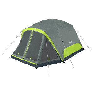 Coleman Camping Tents Skydome™ 6-Person Camping Tent with Screen Room - Rock Grey