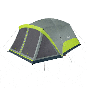 Coleman Camping Tents Skydome™ 8-Person Camping Tent with Screen Room - Rock Grey