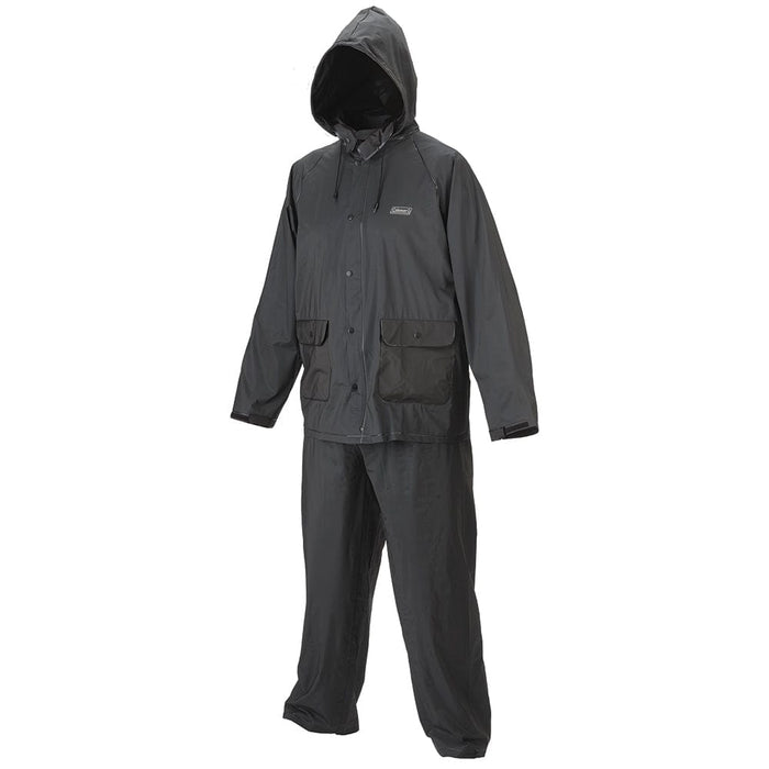 Coleman Rain Suit COLEMAN RAINSUIT ADULT .15MM PVC Blue/Gray