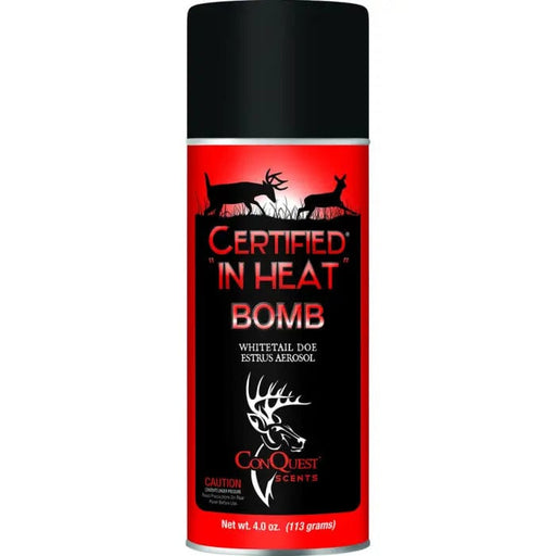 ConQuest Scents Hunting Scents Certified in Heat 4 oz Aerosol