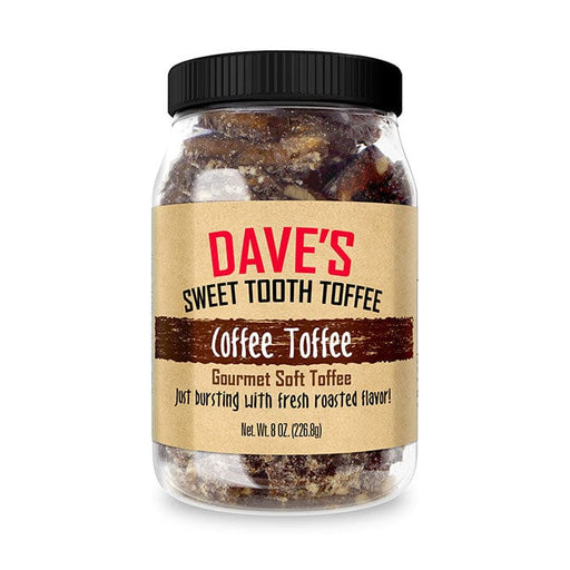 Dave's Sweet Tooth Gourmet Soft Toffee Coffee Toffee Jar