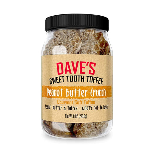 Dave's Sweet Tooth Gourmet Soft Toffee Peanut Butter Crunch Jar