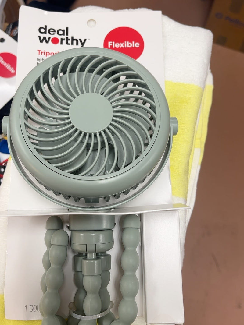 Dealworthy Portable Fans Dealworthy Flexible Tripod Fan - Green