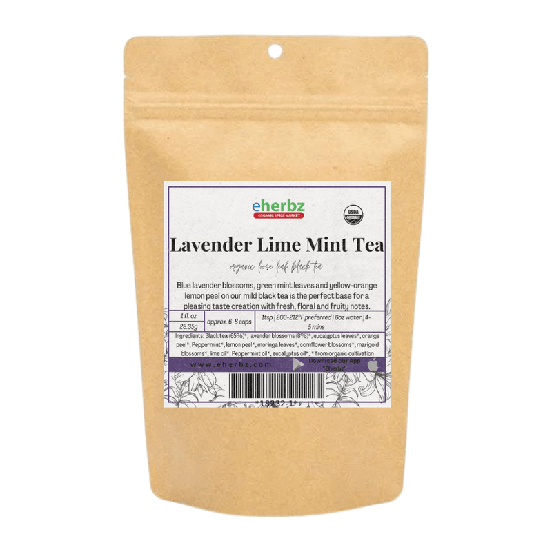 Dethlefsen & Bach Black Tea Lavender Lime Mint Tea Organic