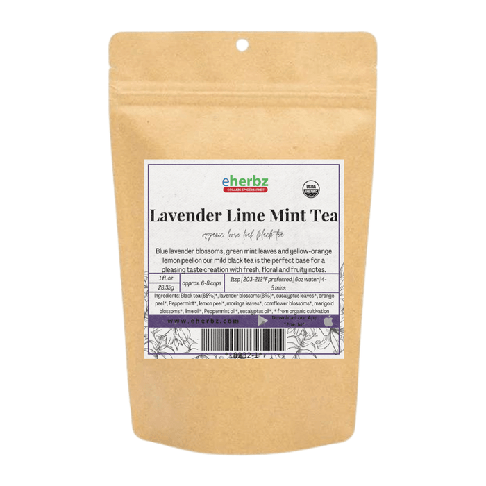 Dethlefsen & Bach Black Tea Lavender Lime Mint Tea Organic