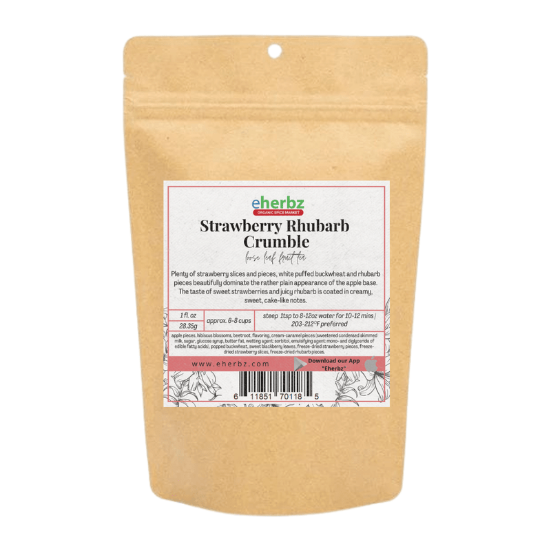 Dethlefsen & Bach Fruit Tea Blend Strawberry Rhubarb Crumble Tea