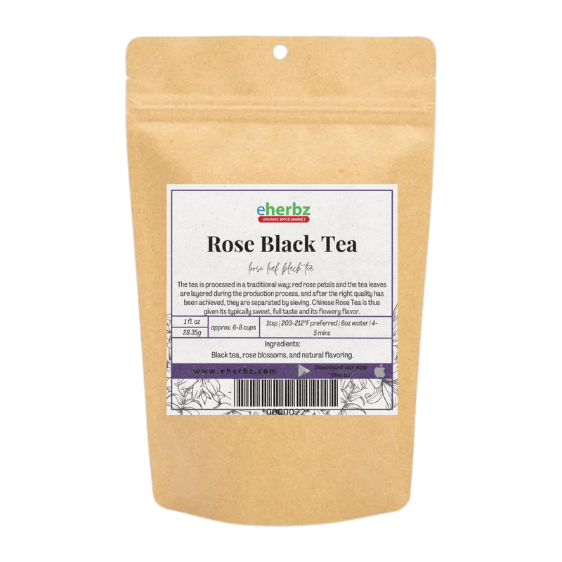 Dethlefsen & Bach Herbal Tea Blend Rose Tea Black China
