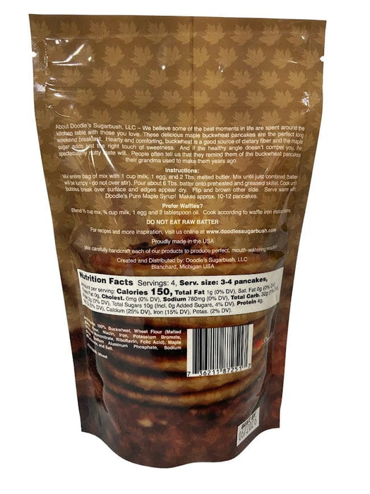 Doodle's Sugarbush Pancake Mix Maple Sugar & Oatmeal Pancake Mix