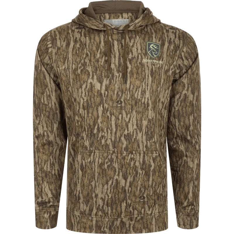 Drake Waterfowl Hoodie Camo Performance Hoodie Bottomland