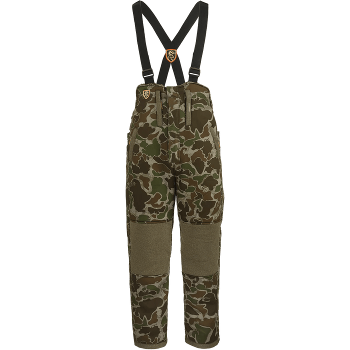 Drake Waterfowl Hunting Bib Ladies Silencer Bib Old School Green