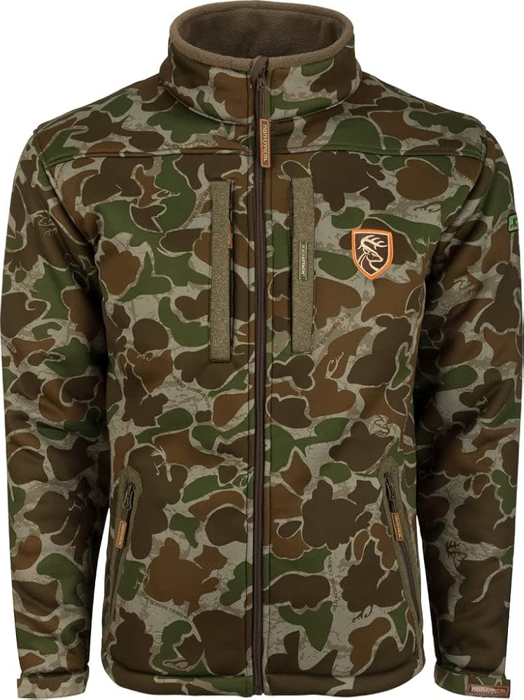 Drake Waterfowl Hunting Jacket Ladies Silencer Jacket Old School Green
